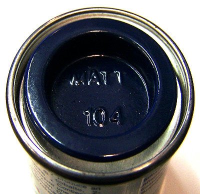 104 Oxford Blue Matt - 14ml Enamel Paint