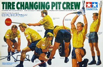 TAMIYA 1/20 TIRE CHANGING PIT CREW