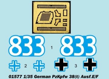 1/35 German Pz.Kpfw. 38(t) Aus.E/F