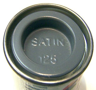 125 US Dark Grey Satin - 14ml Enamel Paint