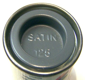 125 US Dark Grey Satin - 14ml Enamel Paint