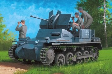 1/35 German Flakpanzer 1A w/Ammo Trailer