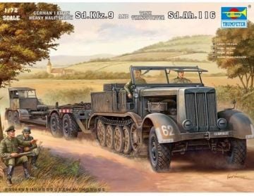 1/72 Sd.Kfz.9 (18t) Half Track & Sd.Ah.116 Trailer