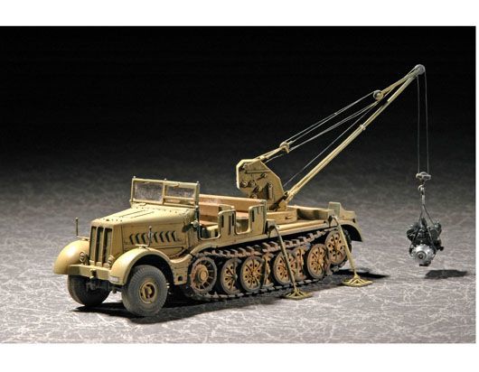 1/72 Drehkran 6t auf Zugkraftwagen 18t (Sd.Kfz.9/1