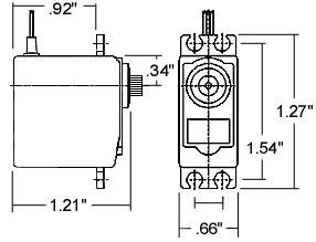 Mighty Mini Servo Metal Dişlili