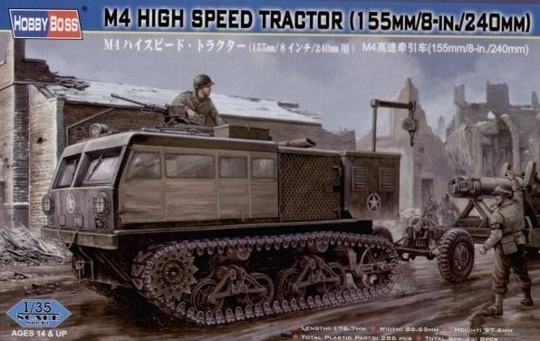 1/35 M4 High Speed Tractor (155mm/8-in./240mm)