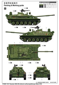 1/35 ASU-85 Airborne Self Propelled Gun Mod.1970
