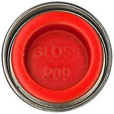 209 Fluorescent Fire Orange Gloss - 14ml Enamel Paint