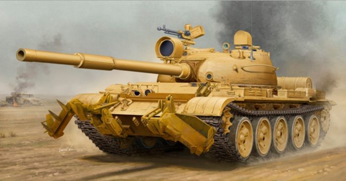 1/35 Russian T-62 Mod.1975 (Mod.1972+KTD2)