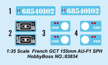 1/35 French GCT 155mm AU-F1 SPG