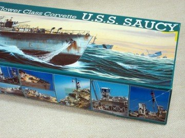 U.S.S.SAUCY Flower Class Corvette 1/72