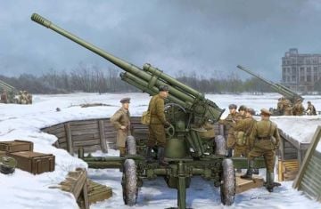 1/35 Soviet 52-K 55mm Air Defence Gun M1939 Early