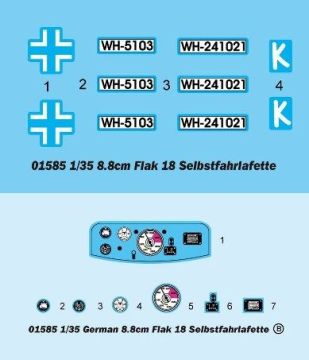1/35 8.8cm Flak 18 Selbstfahrlafette