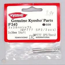 IF340 KYOSHO 3x38mm Shaft(MP777 SP2/2pcs)