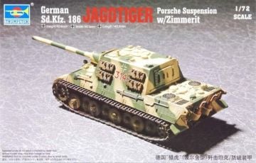1/72 Sd.Kfz. 186 Jagdtiger Potsche Gear) w/Zimmeri