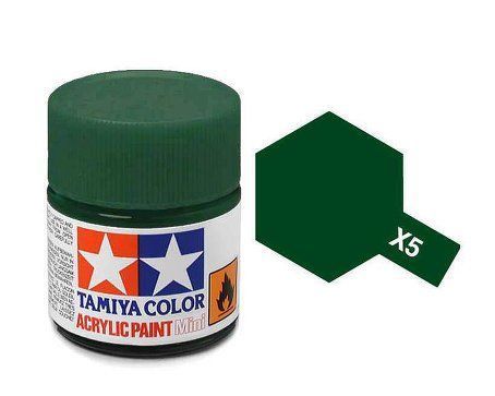 X-5 Green 10ml  Acrylic Mini