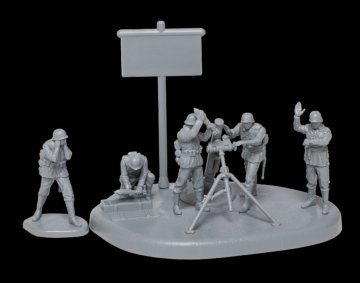 1/72 Ger.120mm mortar w/crew