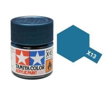 Acrylic Mini X-13 Metallic Blue 10ml