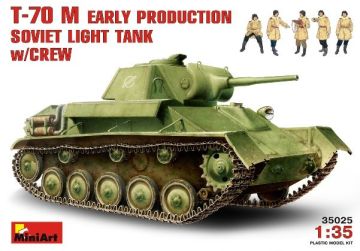 1/35 Soviet Light Tank T-70M. Early prod. w/ Crew