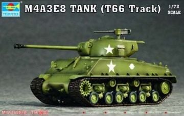 1/72 M4A3E8 Tank (T66 Track)
