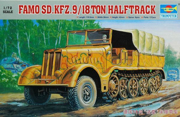 1/72 Famo Sd.Kfz.9/18 ton halftrack