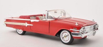 1960 Chevrolet Impala Cabrio Kırmızı  1/18
