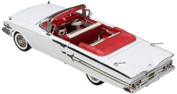1960 Chevrolet Impala Cabrio Beyaz  1/18