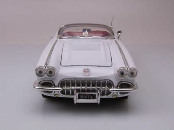 Chevrolet Corvette 1958 WHITE  1/18