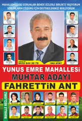 Muhtar Adayı Afişi