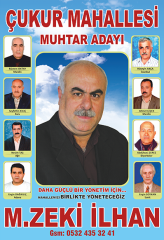 Muhtar Adayı Afişi