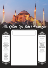 Karton İmsakiye Baskı