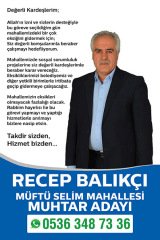 Muhtar Adayı Tanıtım Broşürü