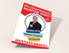 Muhtar Adayı Tanıtım Broşürü