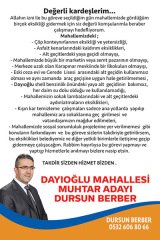 Muhtar Adayı Broşür
