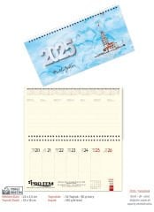 Kod: 73 Masa Takvimi Haftalık (Büyük Boy: 33x16 Cm)