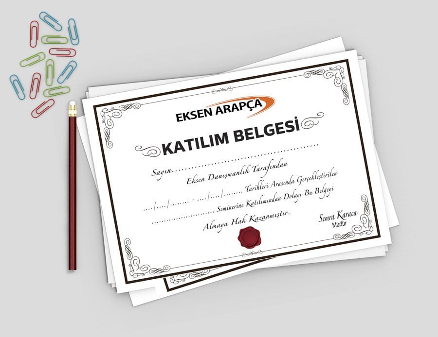 Sertifika / Diploma