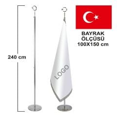 MAKAM BAYRAĞI - KROM SAÇAKLI