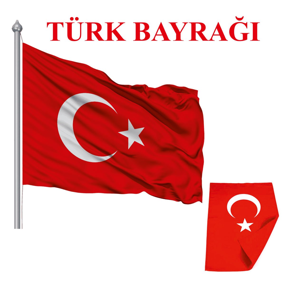 TÜRK BAYRAĞI - ALPAKA
