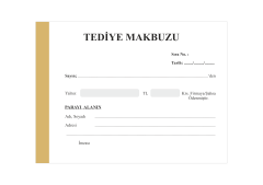 Tediye Makbuz