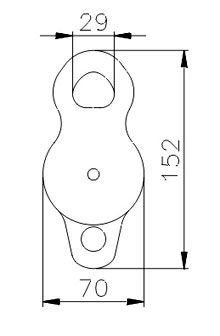 CLIMBING TECHNOLOGY L626 DOUBLE ROLLER