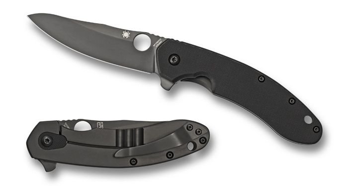 SPYDERCO SOUTHARD BLACK CAKI (C156GPBBK)