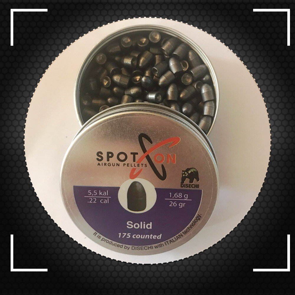 SPOTON SOLID 5,5 MM HAVALI TÜFEK SAÇMASI