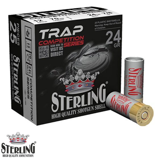 Sterling Trap Fişeği 24gr 7,5No. (1Koli)