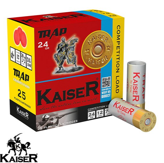 Kaiser Trap Fişeği 24gr 7,5No. (1 Koli)