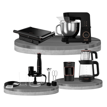 Arçelik Resital 5'li Siyah Elektronik Çeyiz Seti