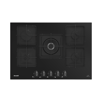 Arçelik OCD K 752 EWS Wok Gözlü Siyah Cam Ankastre Ocak