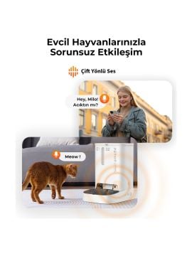 Petkit Yumshare Kameralı Çift Hazneli Akıllı Mama Kabı