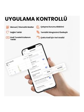 Petkit Pura Max Akıllı Kedi Tuvaleti (Resmi Distribütör Garantili)