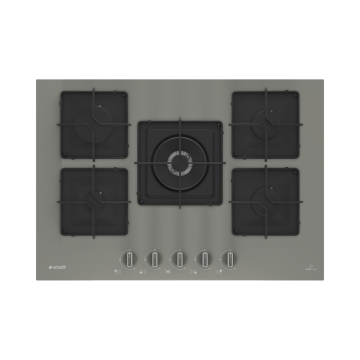 Arçelik OCD K 752 EWG Wok Gözlü Gri Ankastre Cam Ocak