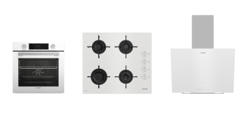 Arçelik Süper Avantaj Beyaz ( AFC 330 B - OCD T 601-1 EB - ADE 604 B ) Ankastre Set